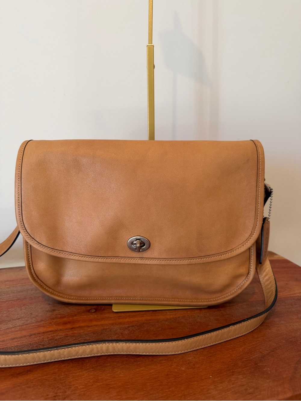 Coach British Tan City Bag